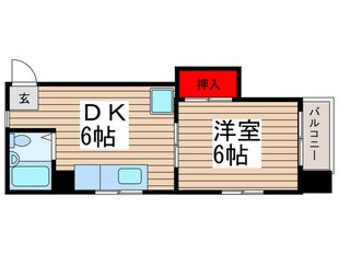 啓成ハイツ市川（３０１）の物件間取画像